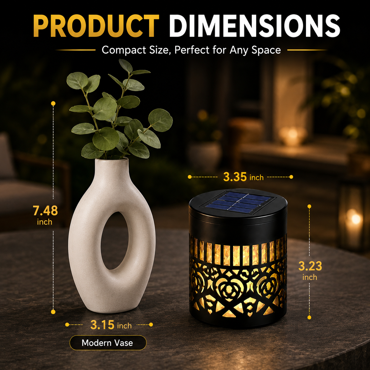 GixxBox™ Solar Mandala Projection Light