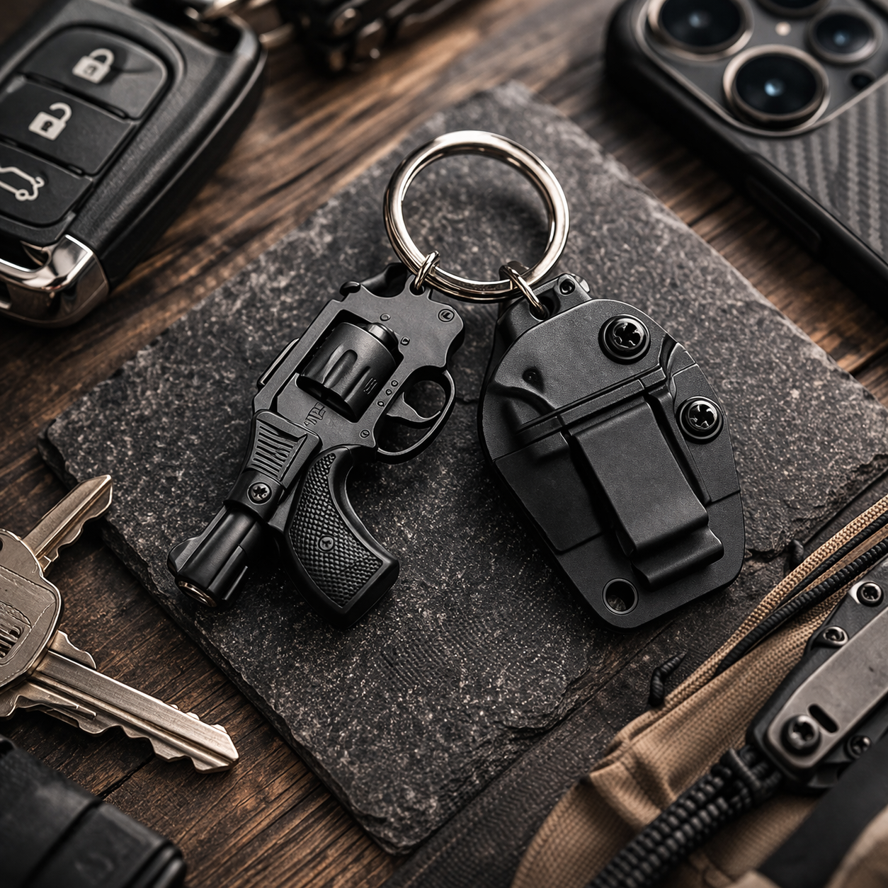 GixxBox™ - Mini Tactical Keychain Clip