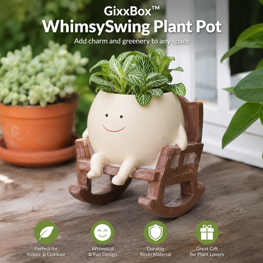 GixxBox™ WhimsySwing Plant Pot