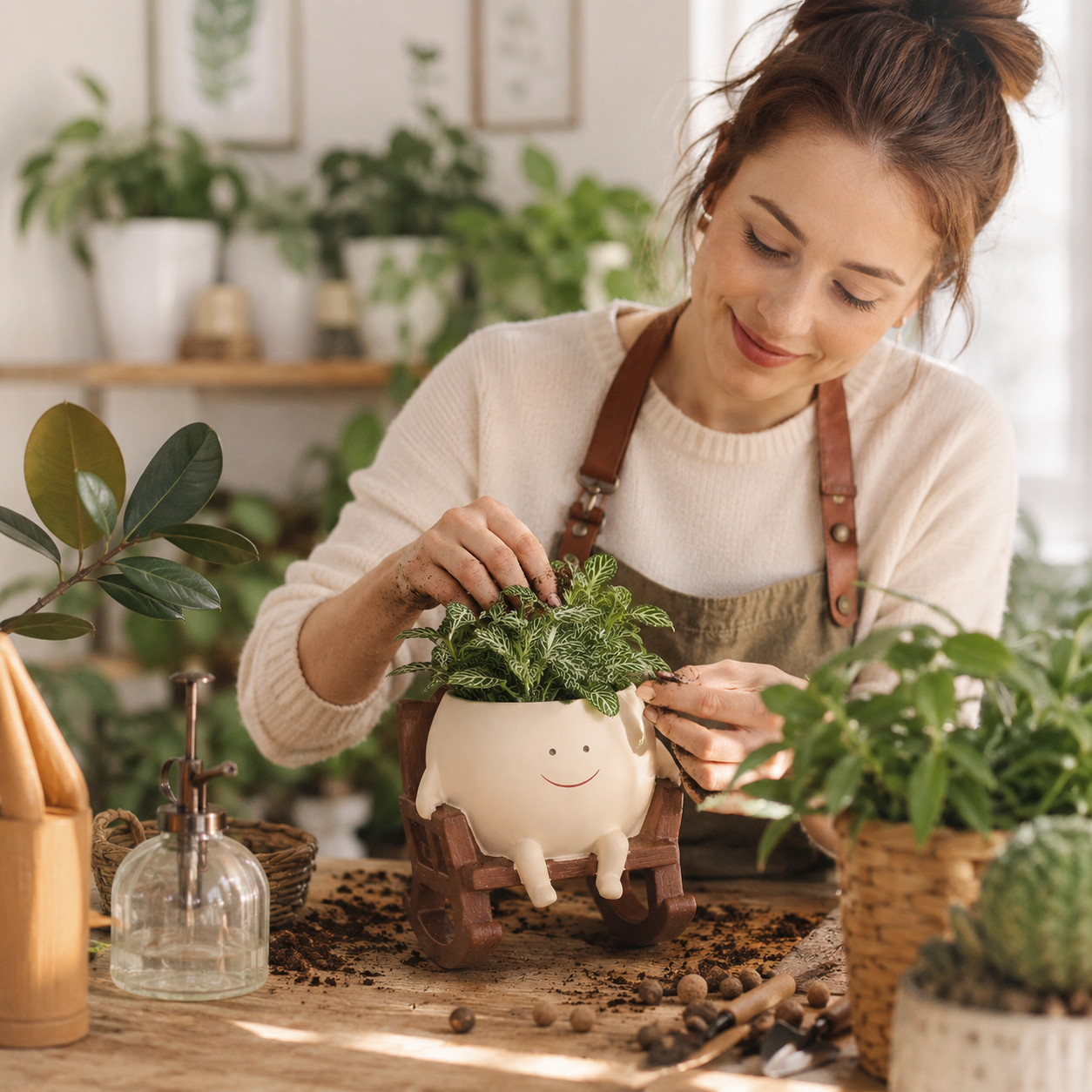 GixxBox™ WhimsySwing Plant Pot