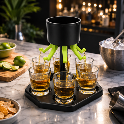 ShotFlow™ 6-Way Party Drink Dispenser