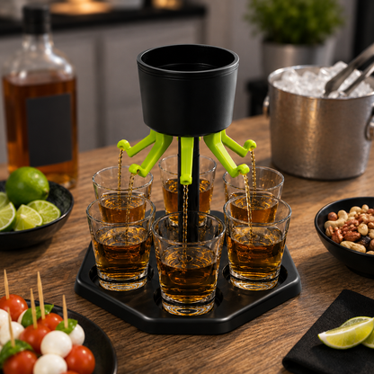 ShotFlow™ 6-Way Party Drink Dispenser