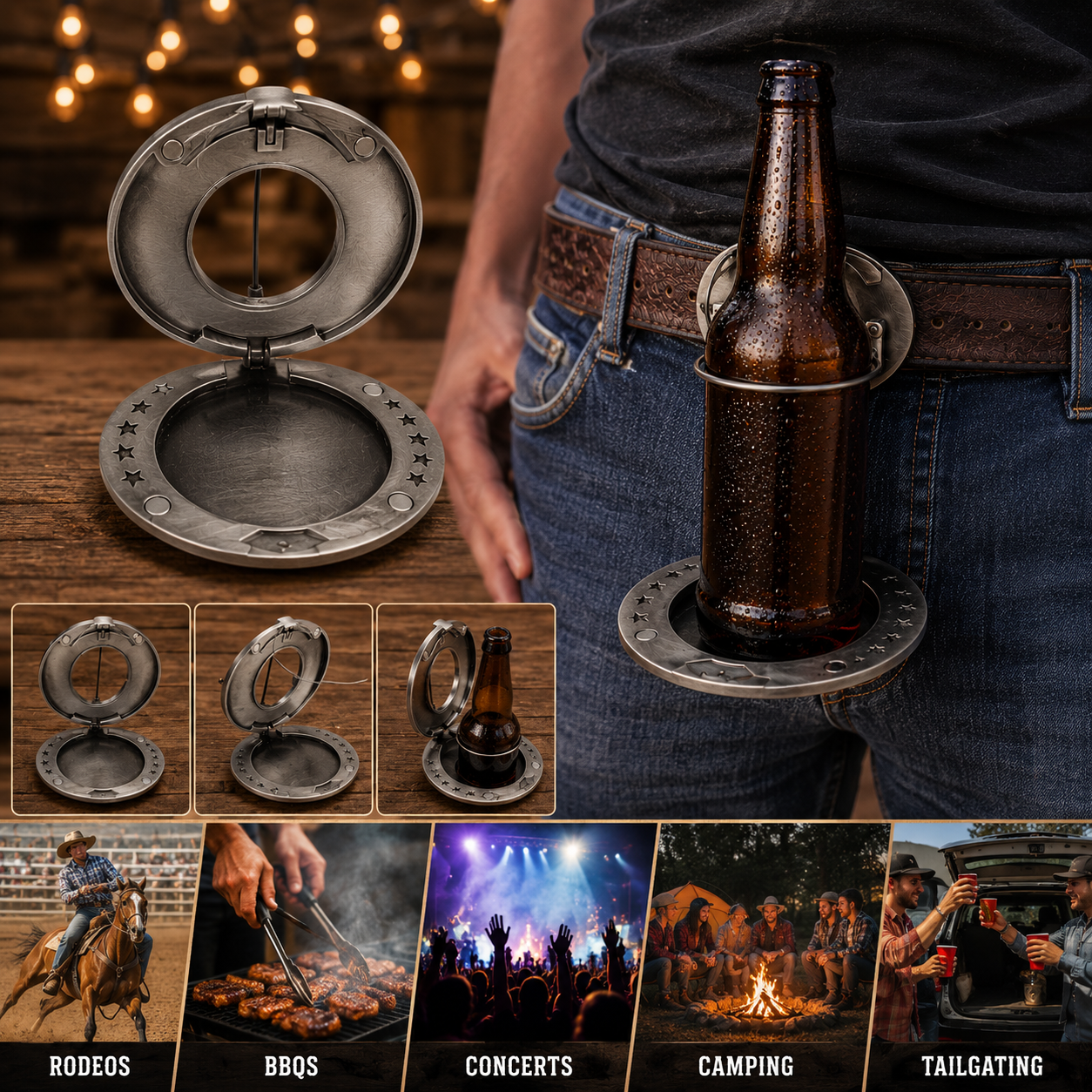 HoldaBrew™ Belt Bottle Holder