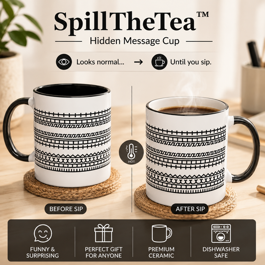 SpillTheTea™ Hidden Message Cup