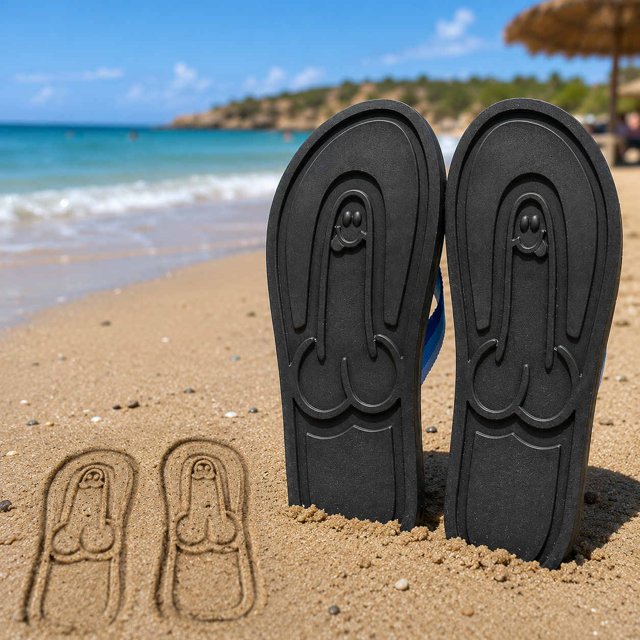 SandPrank™ Funny Flip-Flops